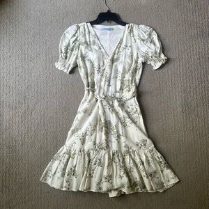 Antonio Melani Toile Puff Sleeve Dress